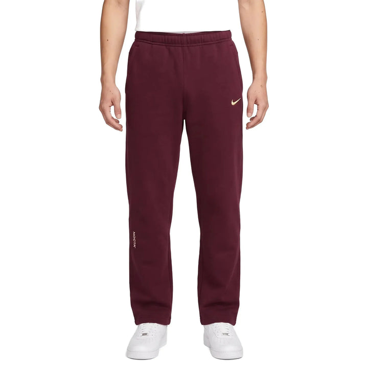 Nike x NOCTA Fleece CS Open-Hem Sweatpants Dark Beetroot