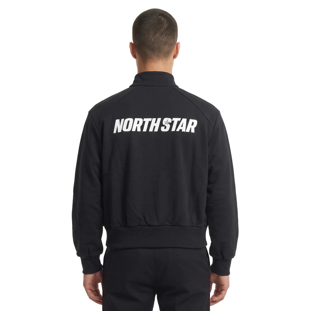 North Star Black Half Zip Sweatshirt