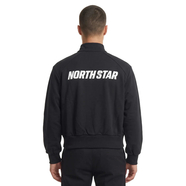 North Star Black Half Zip Sweatshirt