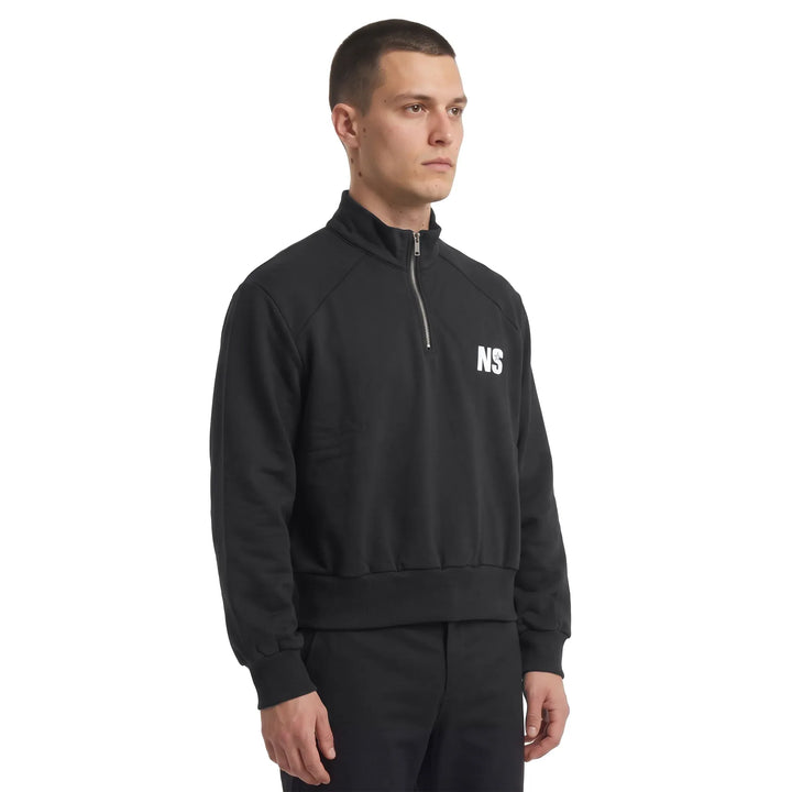 North Star Black Half Zip Sweatshirt