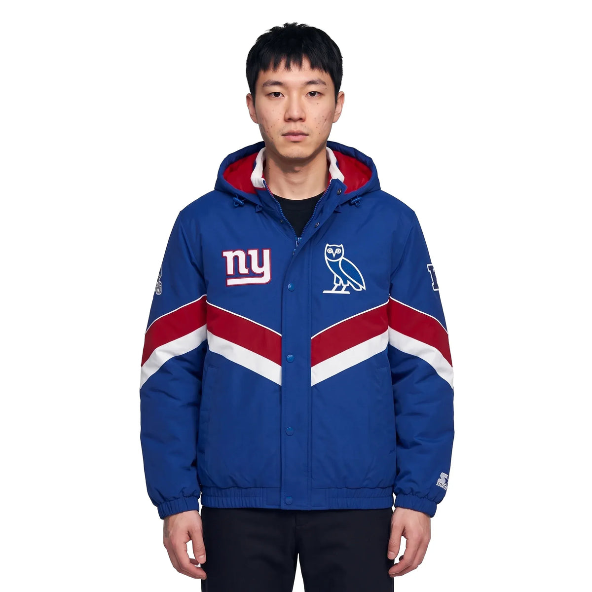 October’s very own - NY giant blue puffer jacket
