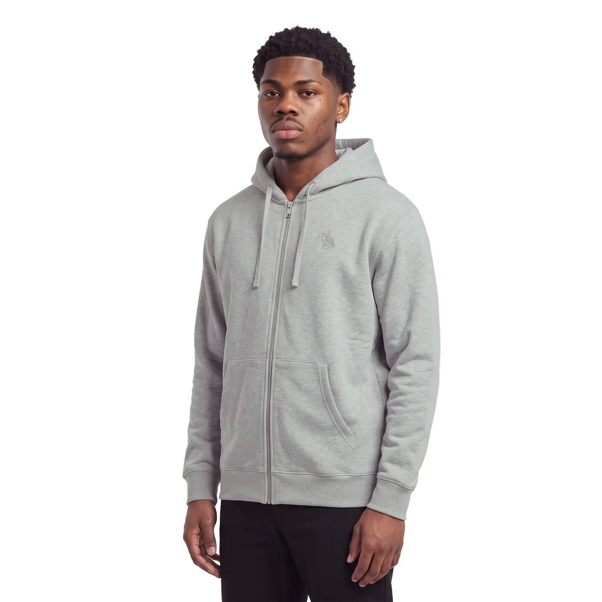 October's Very Own - Ash Heather Classic Full-Zip Hoodie