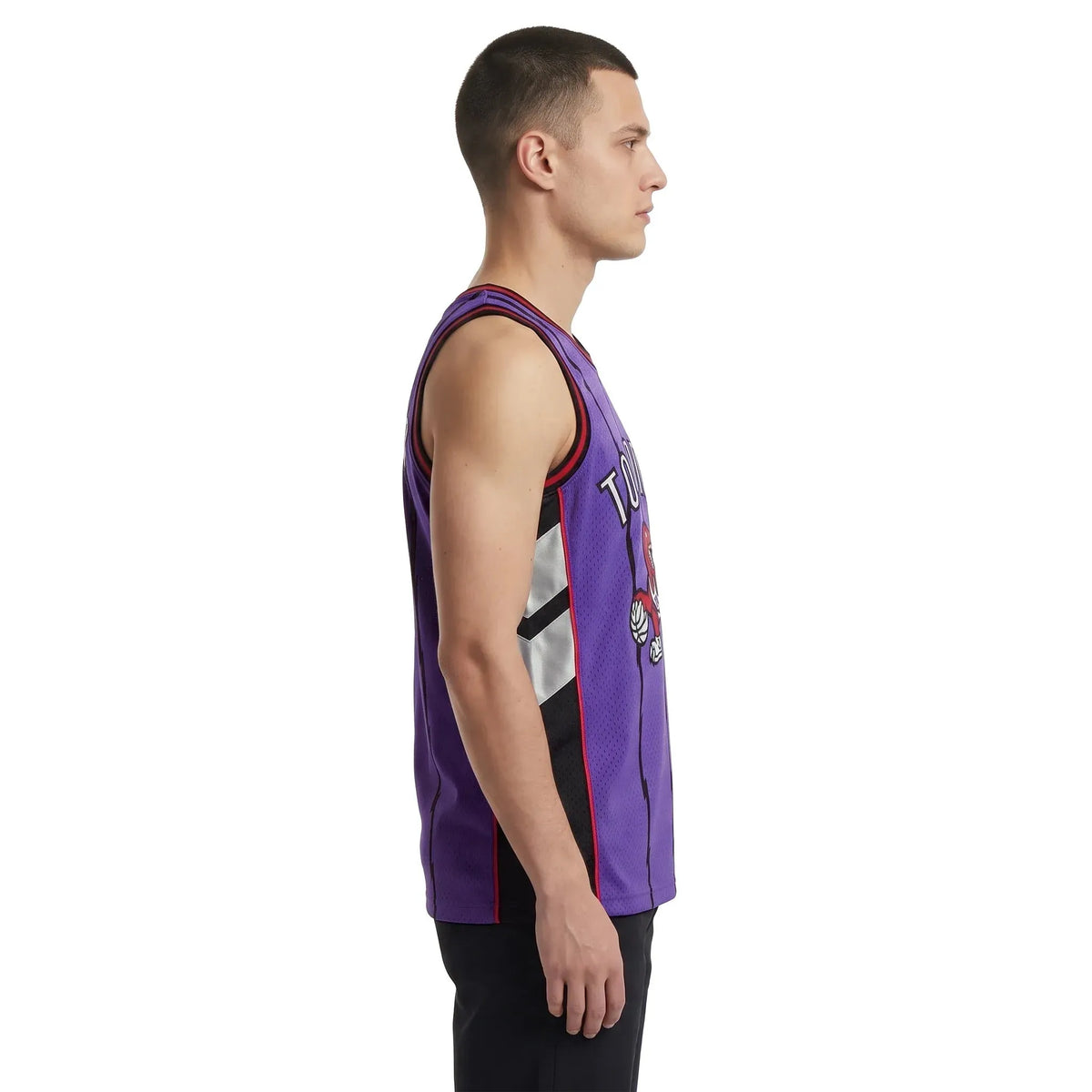 OVO Mitchell And Ness '95 Raptors Basketball Jersey Purple/Back