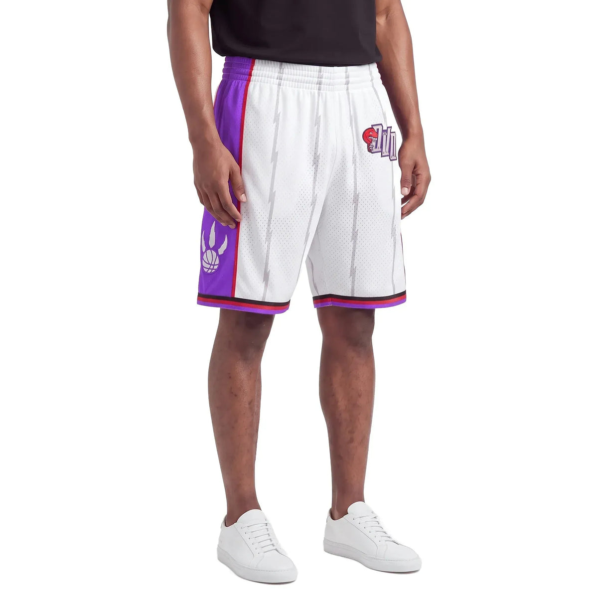 OVO Mitchell And Ness '95 Raptors Basketball Short White/Purple