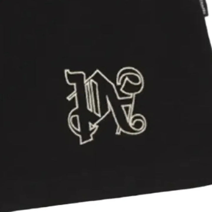 Palm Angels Monogram Sweatshorts Black
