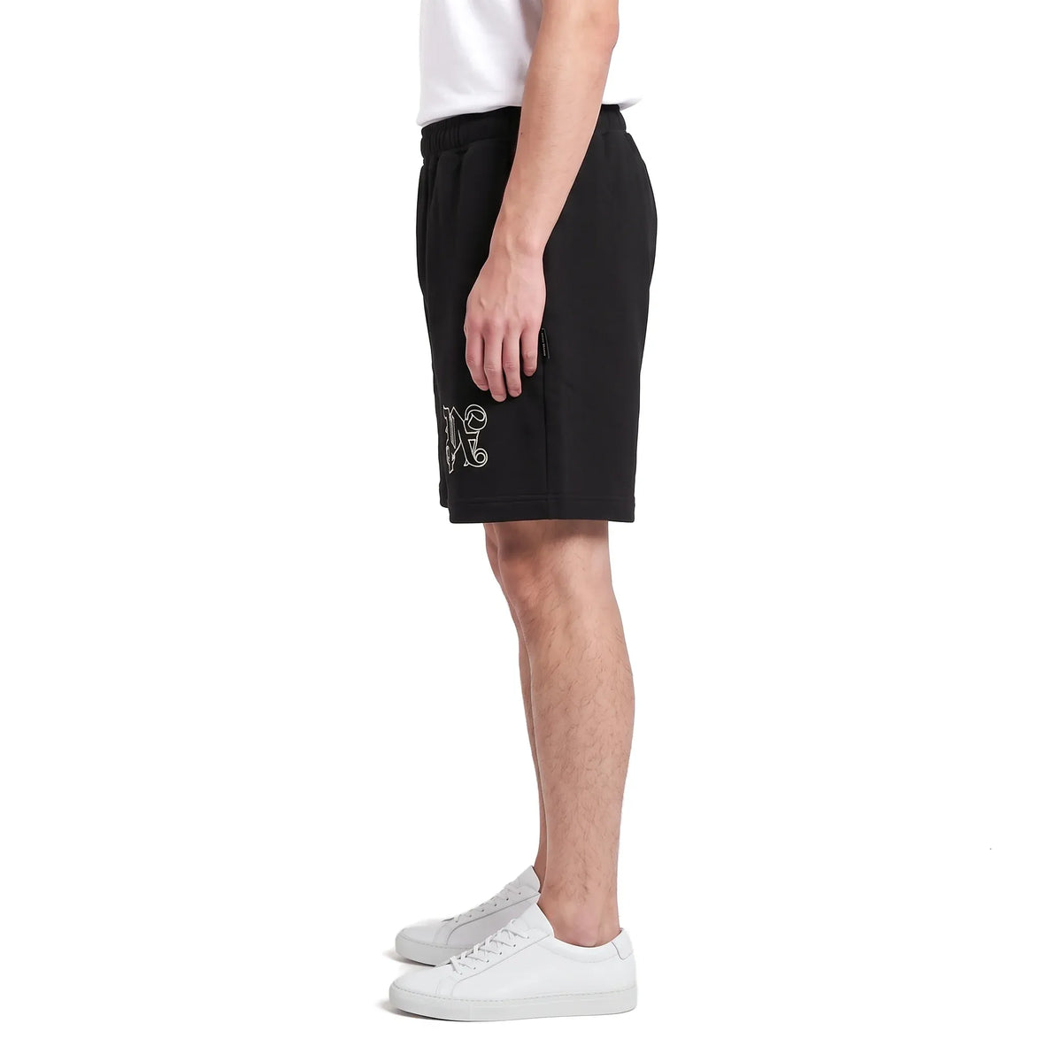 Palm Angels Monogram Sweatshorts Black