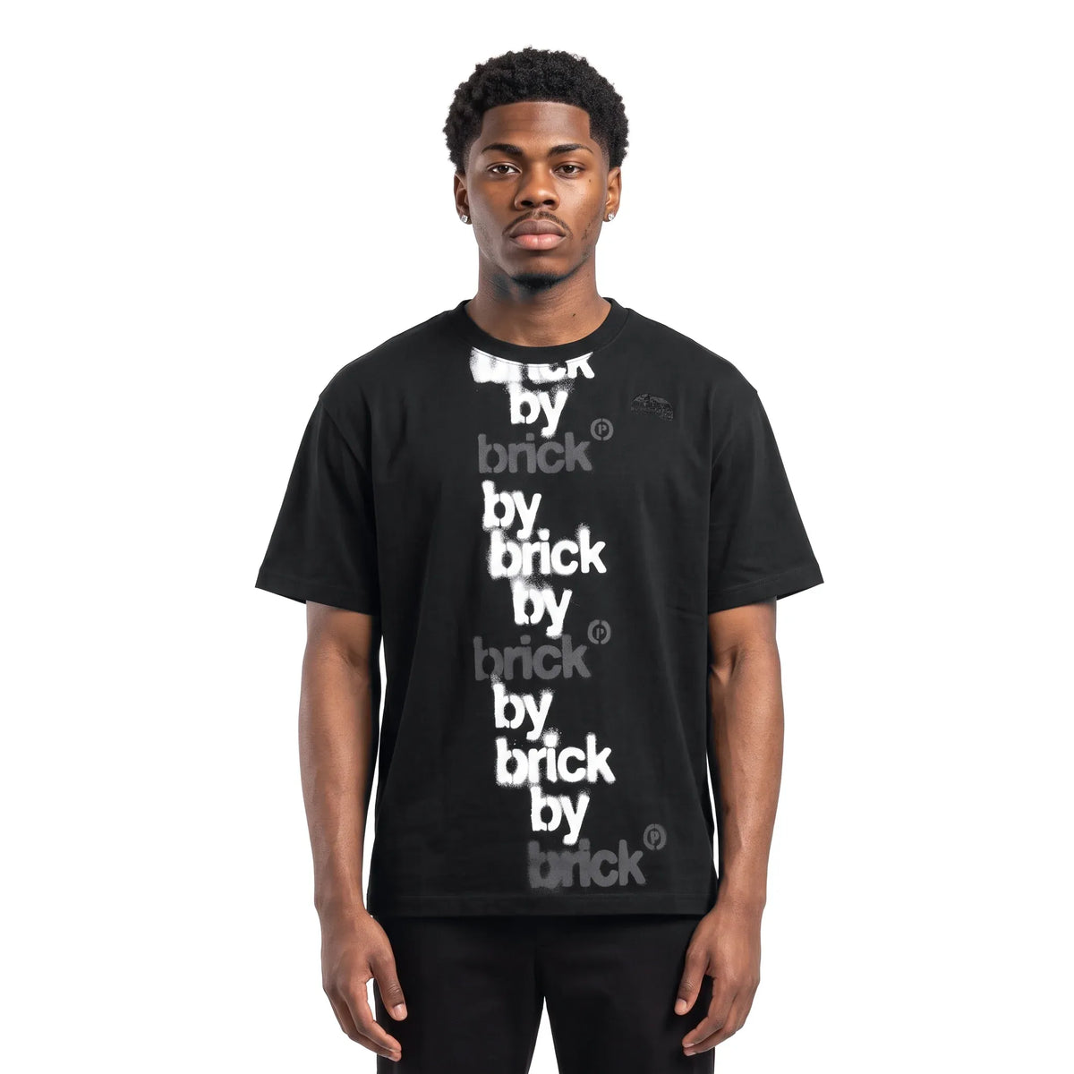 Pierre Bassene World Brick By Brick℗ T-shirt Black
