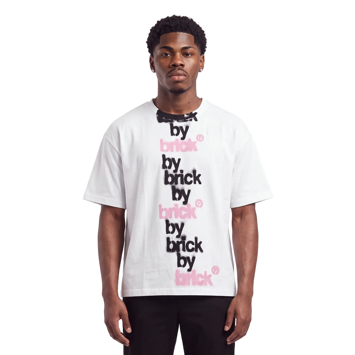 Pierre Bassene World Brick By Brick℗ T-shirt White