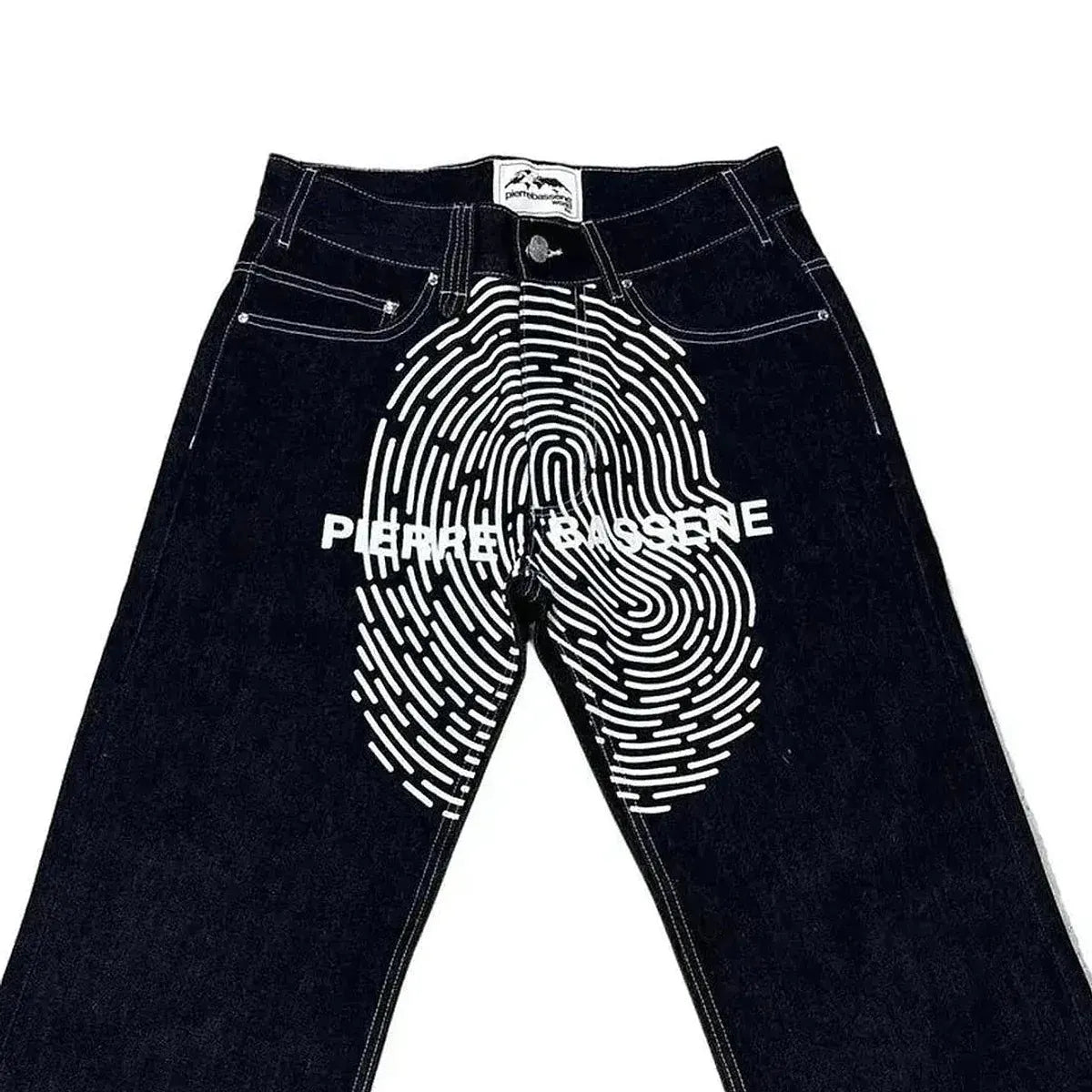 Pierre Bassene World Fingerprint Original Raw Denim Dark Blue
