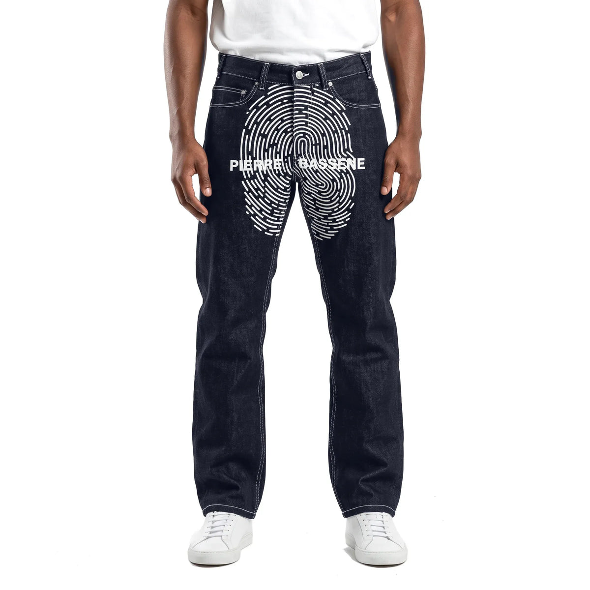 Pierre Bassene World Fingerprint Original Raw Denim Dark Blue