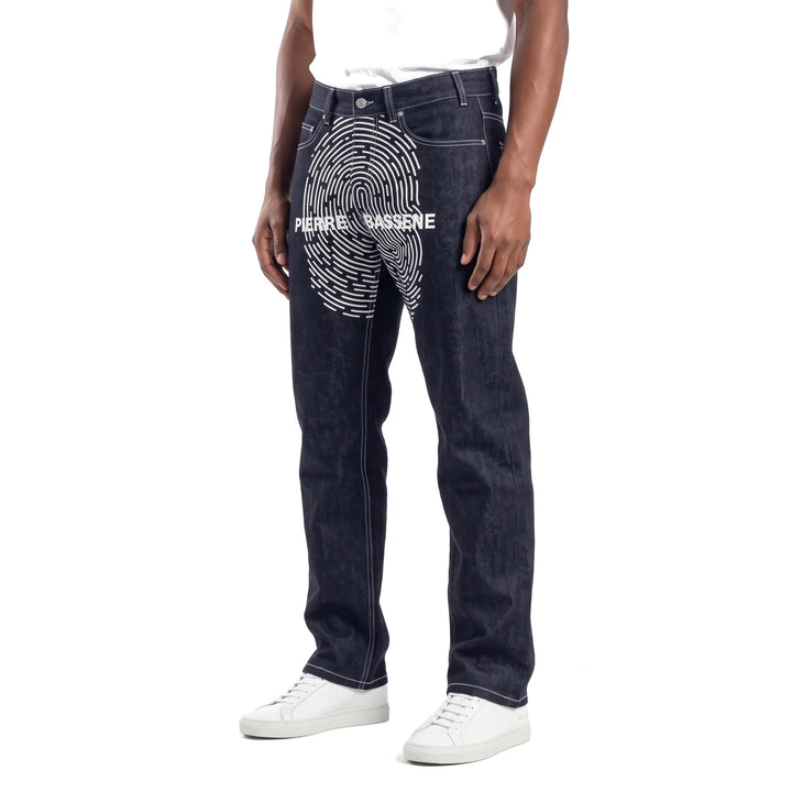 Pierre Bassene World Fingerprint Original Raw Denim Dark Blue