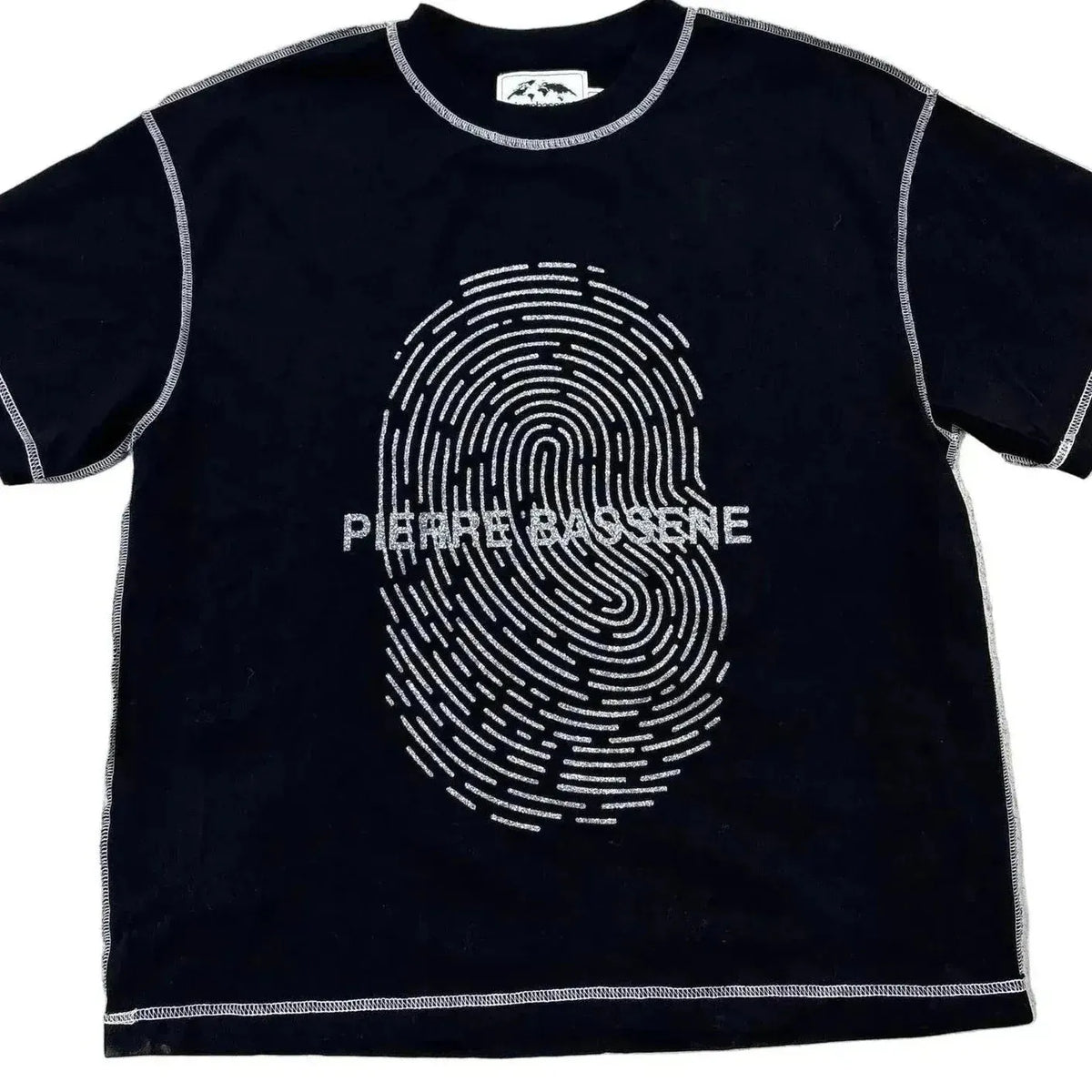 Pierre Bassene World GLITTA℗ Fingerprint T-shirt Black