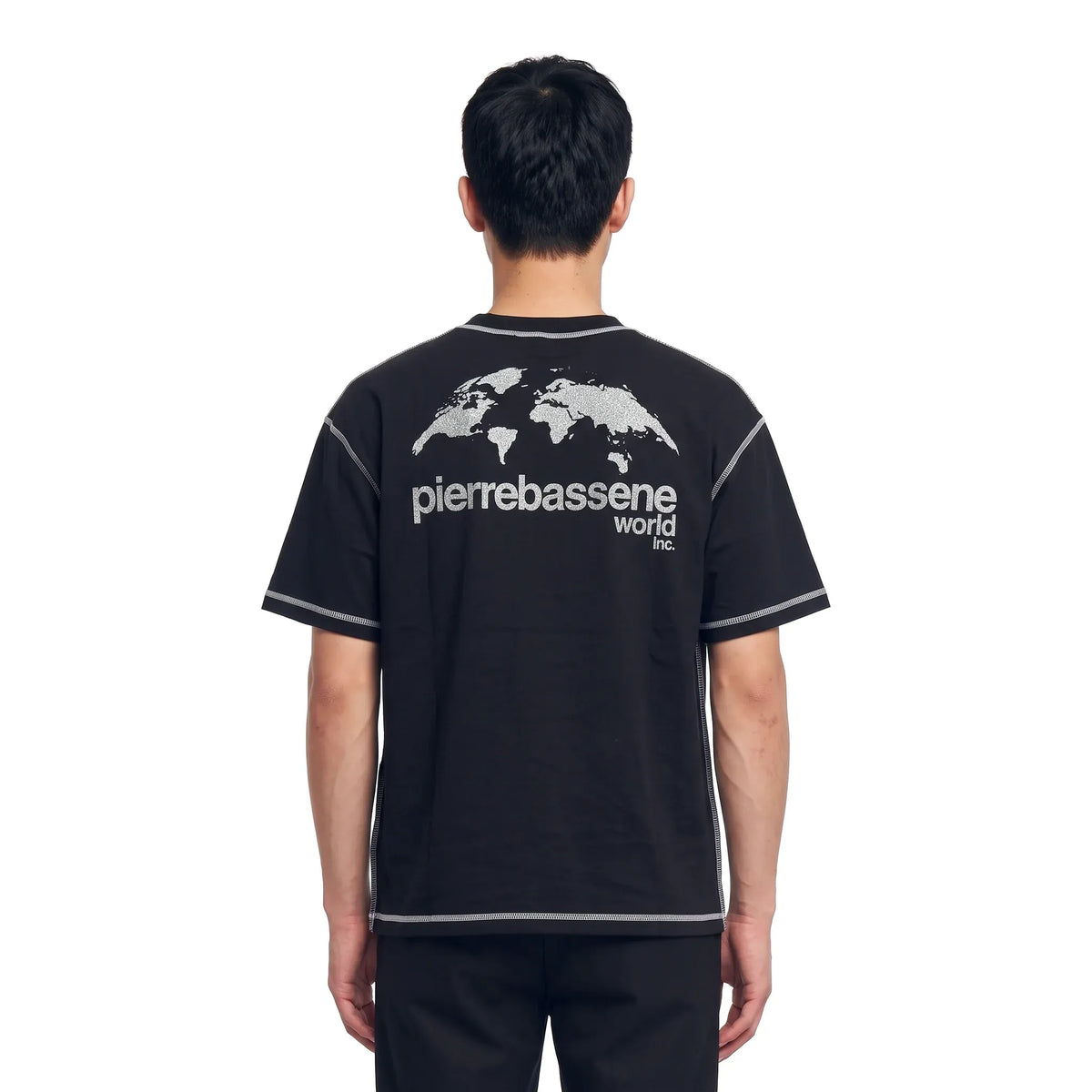 Pierre Bassene World GLITTA℗ Fingerprint T-shirt Black