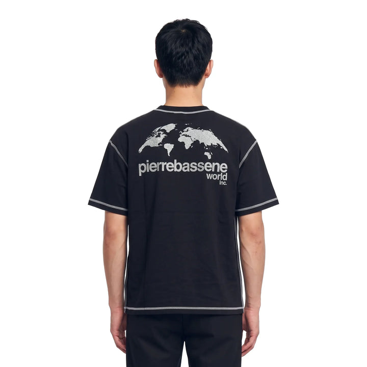 Pierre Bassene World GLITTA℗ Fingerprint T-shirt Black