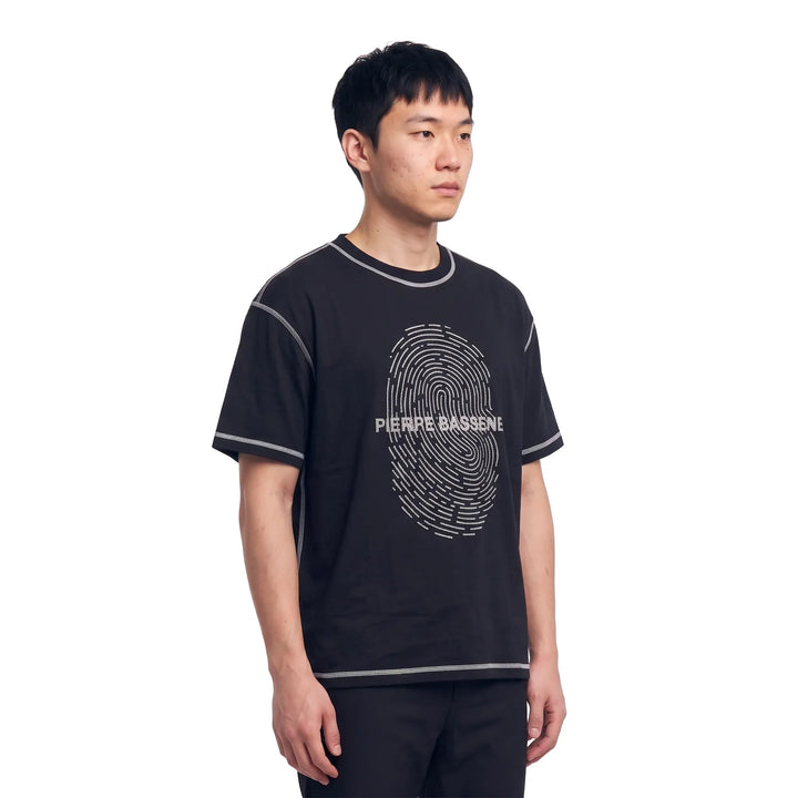 Pierre Bassene World GLITTA℗ Fingerprint T-shirt Black
