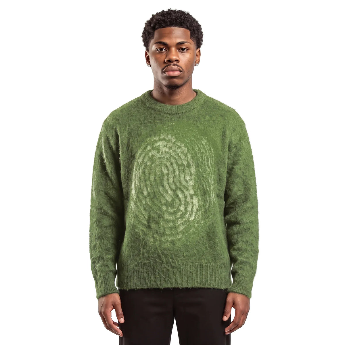 Pierre Bassene World Mohair Sweater Mint Green