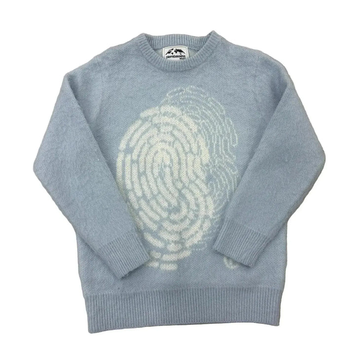 Pierre Bassene World Mohair Sweater Sky Blue