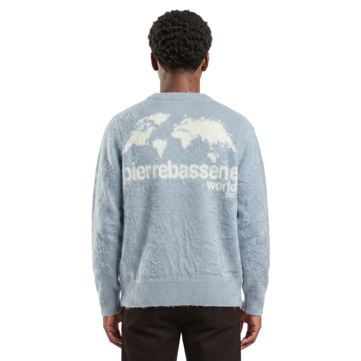 Pierre Bassene World Mohair Sweater Sky Blue