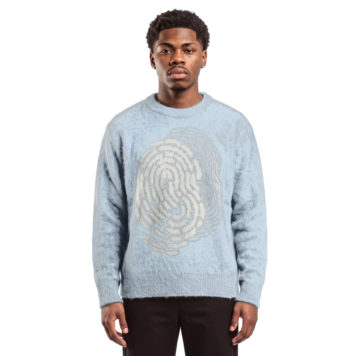 Pierre Bassene World Mohair Sweater Sky Blue