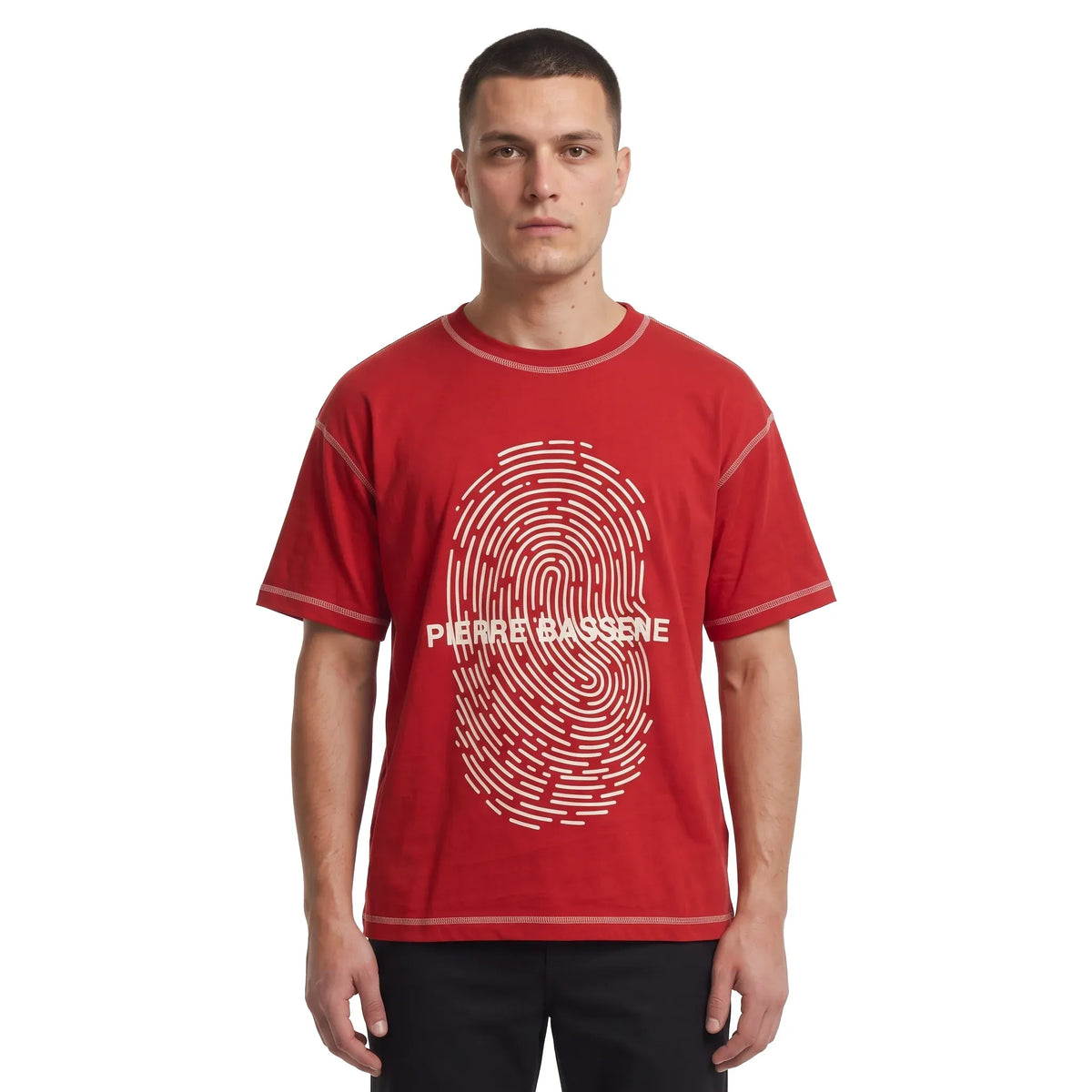Pierre Bassene Fingerprint T-shirt - Red