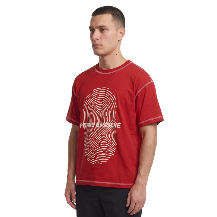 Pierre Bassene Fingerprint T-shirt - Red