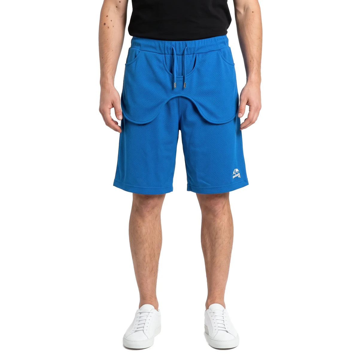 Pierre Bassene Mesh Ball shorts Royal Blue
