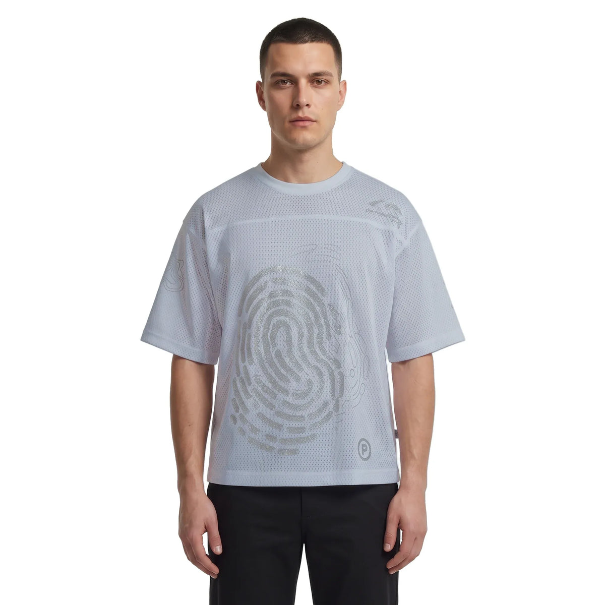 Pierre Bassene Mesh Fingerprint Jersey℗ - Glitta/White