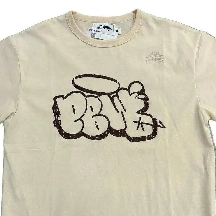 Pierre Bassene 'PBW' Graffiti T-shirt - Butter Yellow