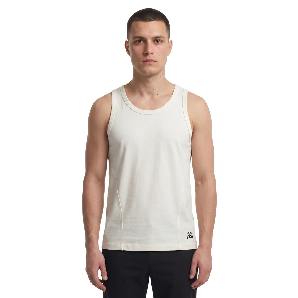 Pierre Bassene Tank Top Signature White