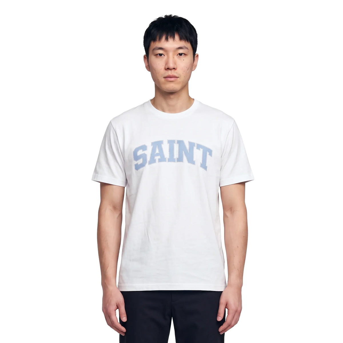 Saint Heavyweight Blue/White T-Shirt