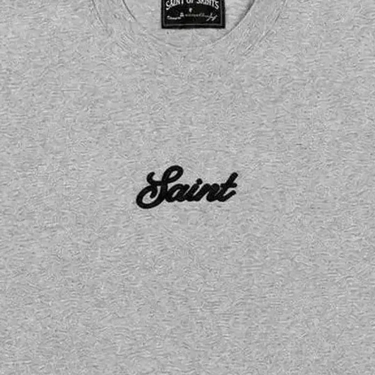 Saint French Terry Grey/Black T-Shirt