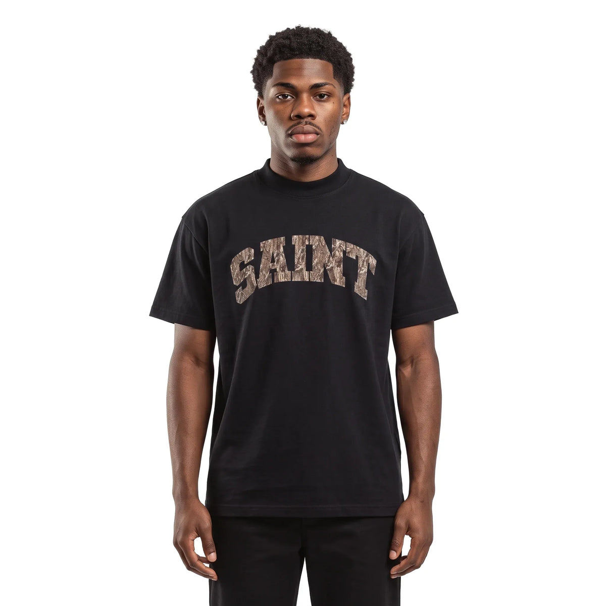 Saint Heavyweight Black/Brown T-Shirt
