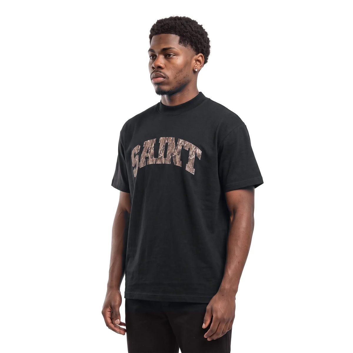 Saint Heavyweight Black/Brown T-Shirt