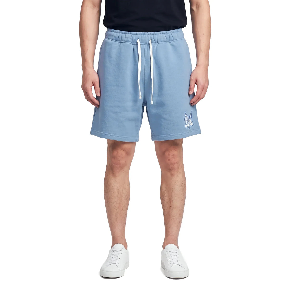 Saint Heavyweight Fleece Shorts White/Blue