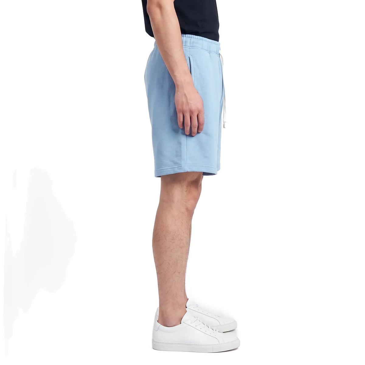 Saint Heavyweight Fleece Shorts White/Blue