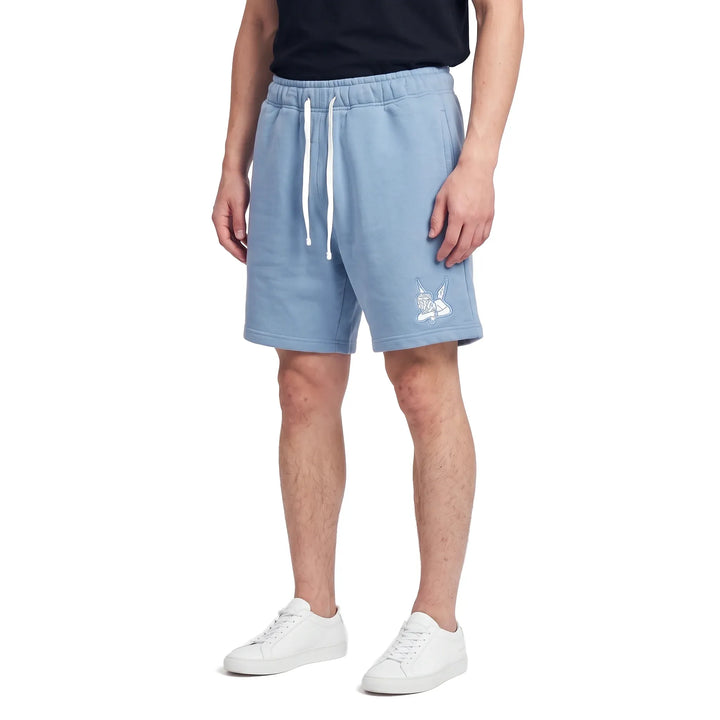 Saint Heavyweight Fleece Shorts White/Blue