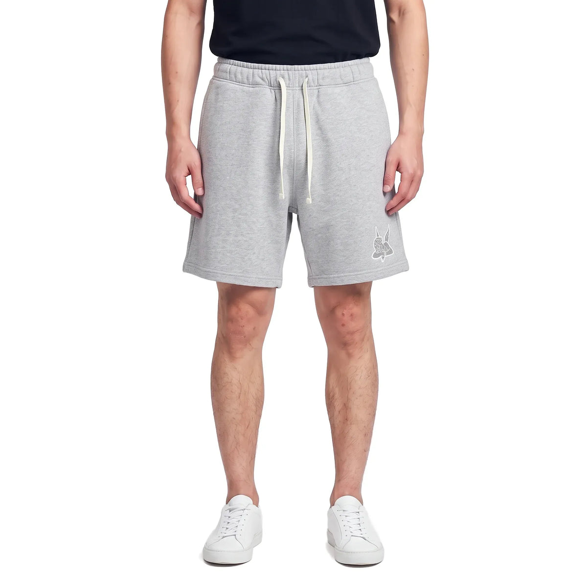 Saint Heavyweight Fleece Shorts White/Grey