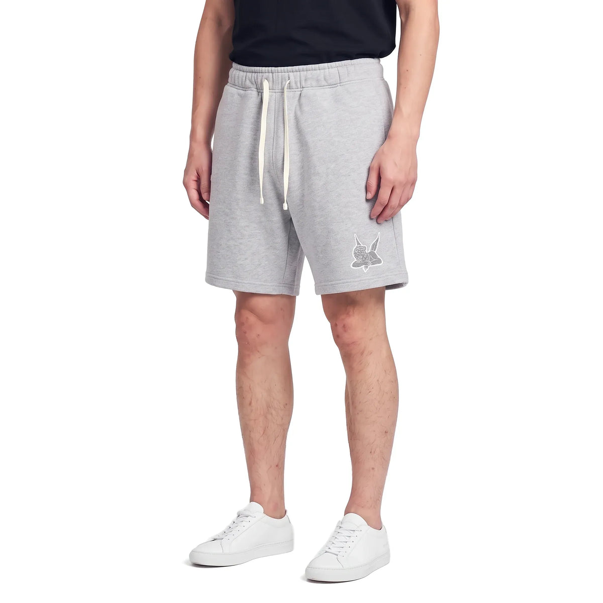 Saint Heavyweight Fleece Shorts White/Grey