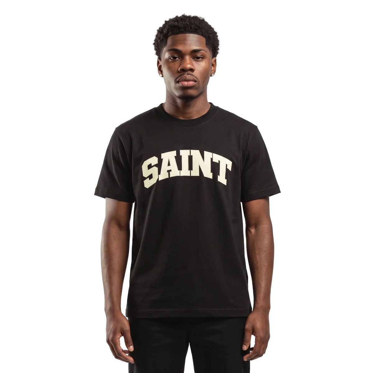 Saint Heavyweight Thick Cream/Black T-Shirt