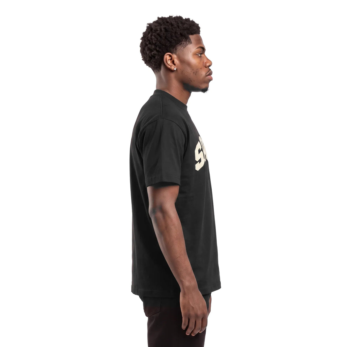 Saint Heavyweight Thick Cream/Black T-Shirt