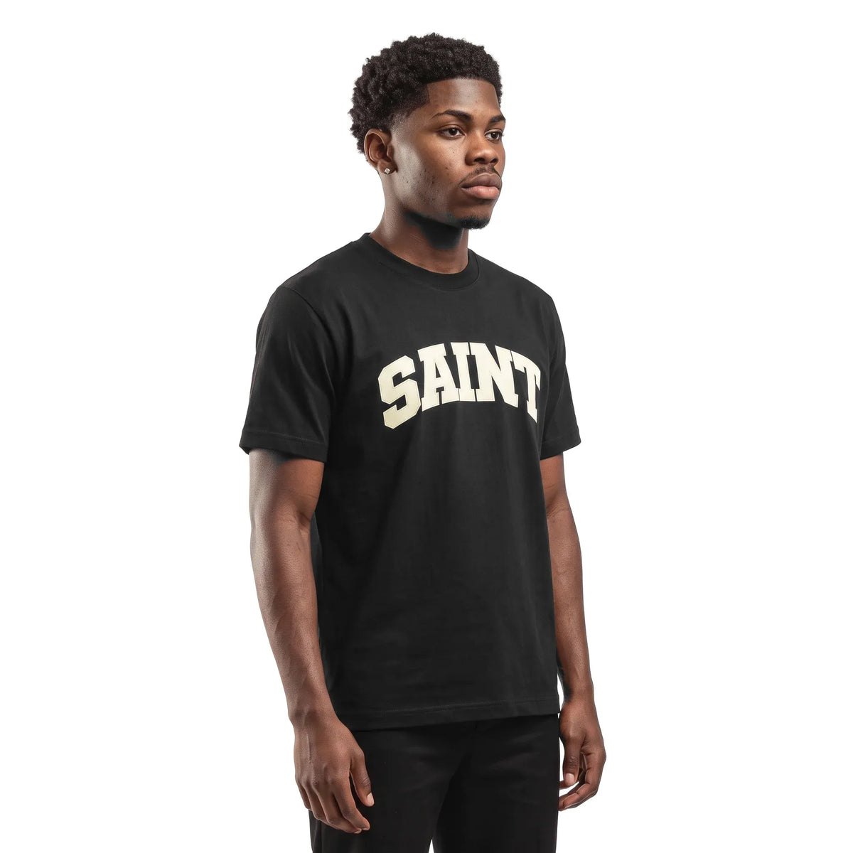 Saint Heavyweight Thick Cream/Black T-Shirt