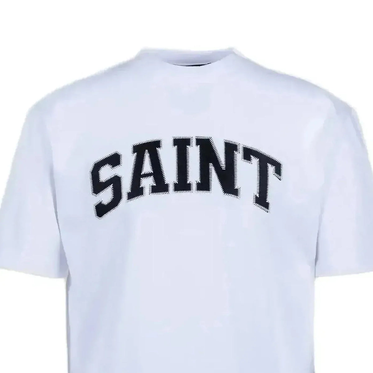 Saint Heavyweight Thick White/Black T-Shirt