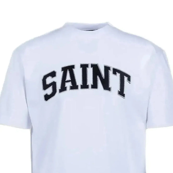 Saint Heavyweight Thick White/Black T-Shirt