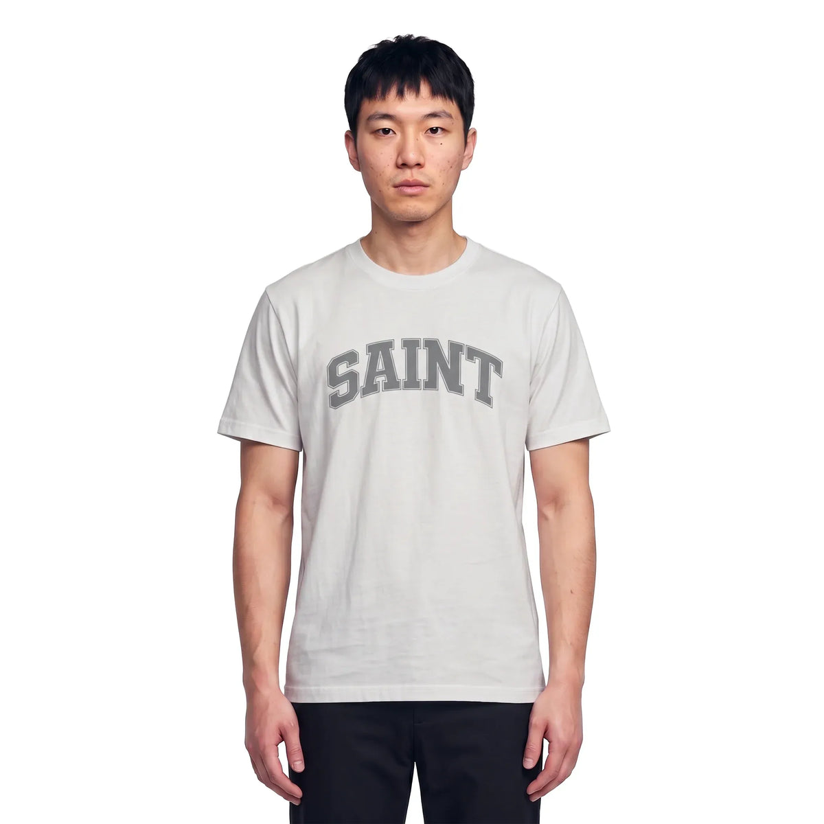 Saint Heavyweight White/Grey T-Shirt