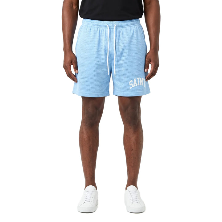 Saint Mesh White/Blue Shorts