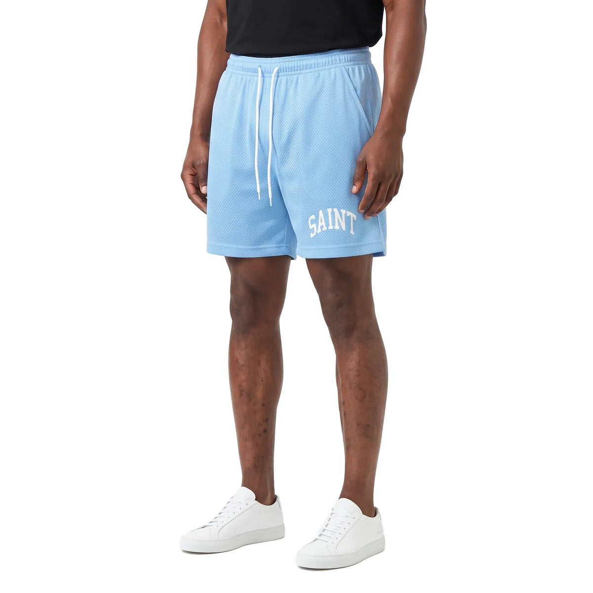 Saint Mesh White/Blue Shorts