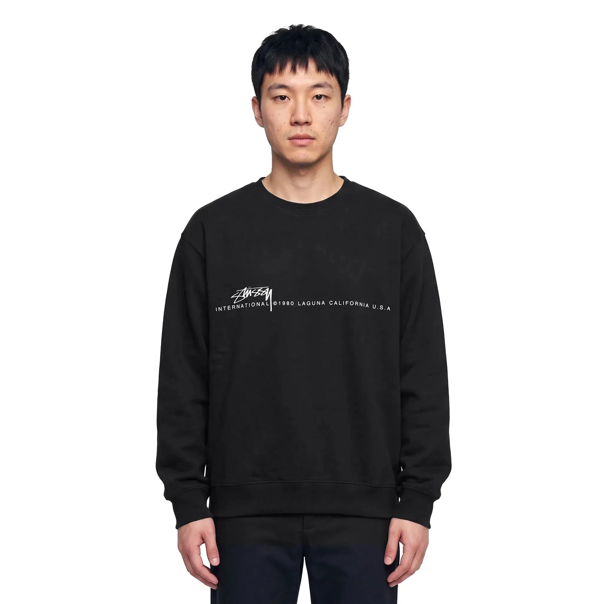 Stussy Smooth 80 Crew Black