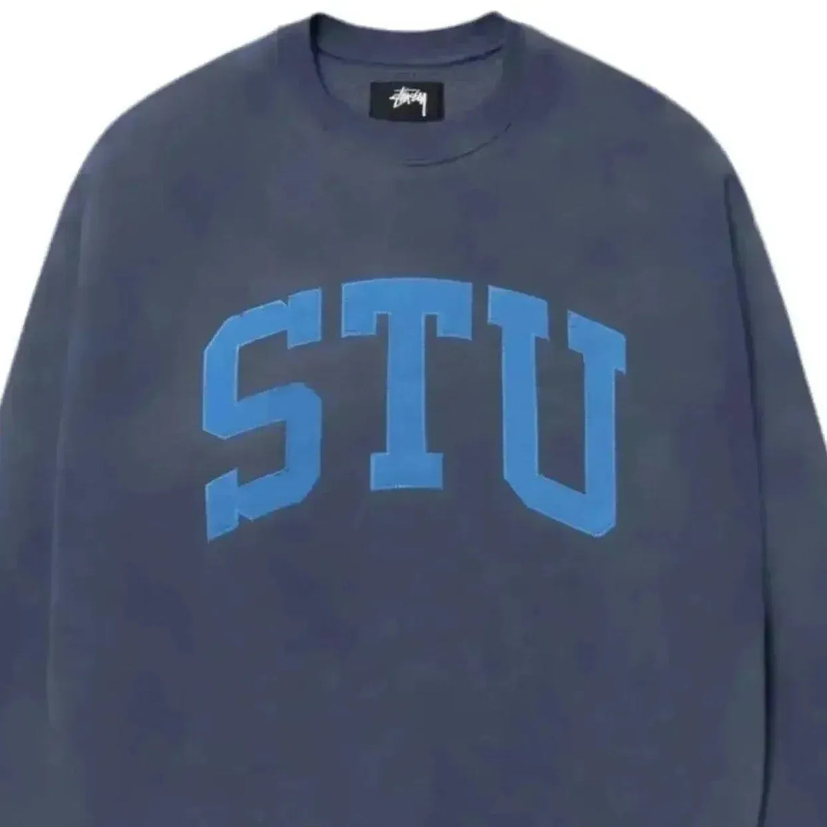 Stussy Stu Relaxed Crew Blue