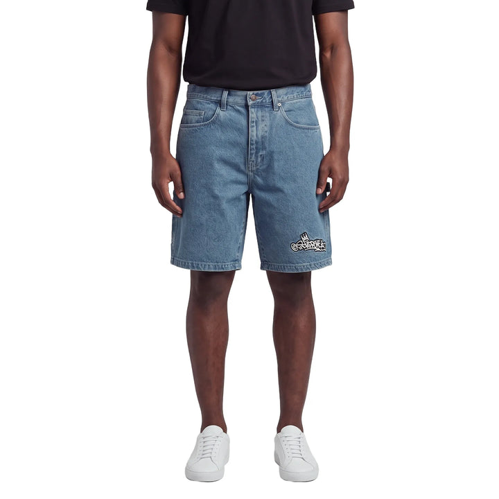 Supreme Handstyle Denim Painter Short 'Blue'