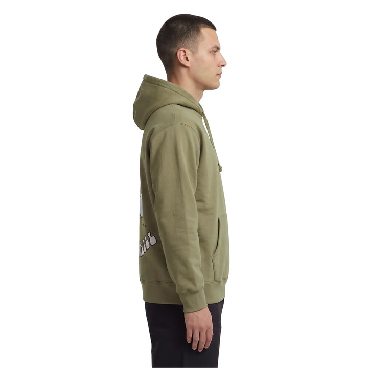 Supreme Snowman Hooded Sweatshirt Light Olive